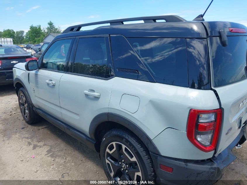 2022 Ford Bronco Sport Outer Banks VIN: 3FMCR9C68NRE25766 Lot: 39507487