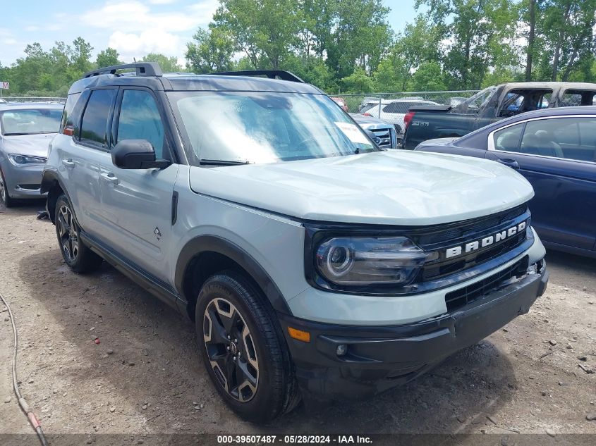 2022 Ford Bronco Sport Outer Banks VIN: 3FMCR9C68NRE25766 Lot: 39507487