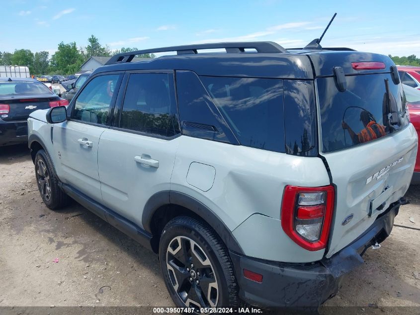 2022 Ford Bronco Sport Outer Banks VIN: 3FMCR9C68NRE25766 Lot: 39507487