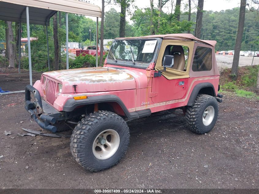 1991 Jeep Wrangler / Yj S VIN: 2J4FY19P4MJ141148 Lot: 39507499