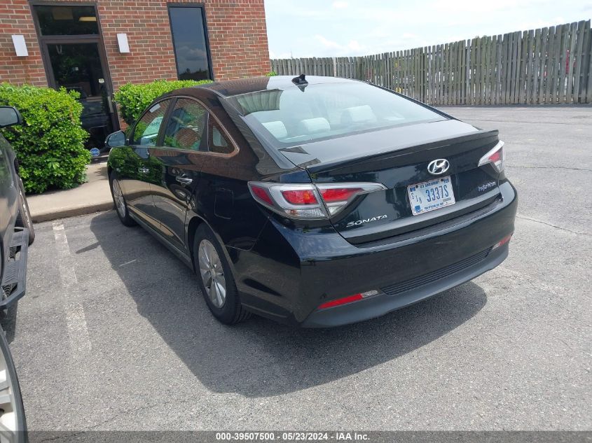 2016 Hyundai Sonata Hybrid Se VIN: KMHE24L17GA036845 Lot: 39507500