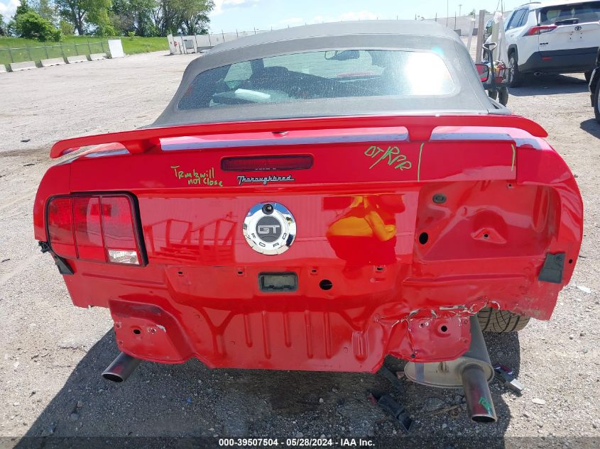 2007 Ford Mustang Gt Deluxe/Gt Premium VIN: 1ZVFT85H275234374 Lot: 39507504