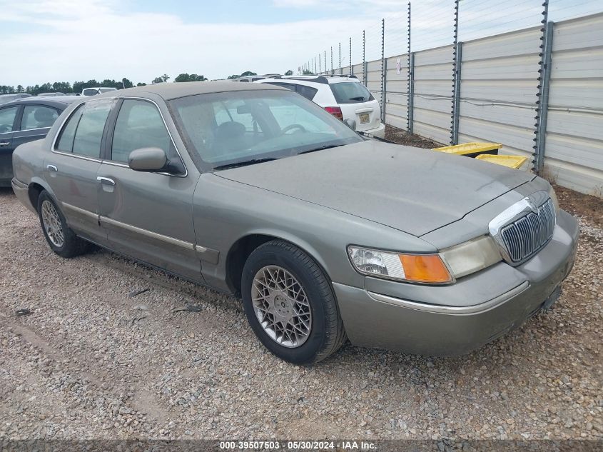 2001 Mercury Grand Marquis Gs VIN: 2MEFM74W81X631635 Lot: 39507503