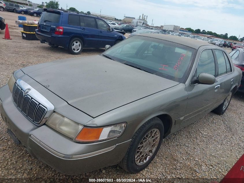 2001 Mercury Grand Marquis Gs VIN: 2MEFM74W81X631635 Lot: 39507503