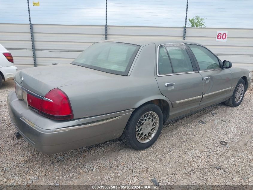 2001 Mercury Grand Marquis Gs VIN: 2MEFM74W81X631635 Lot: 39507503