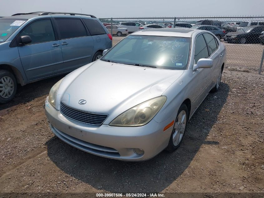 2006 Lexus Es 330 VIN: JTHBA30G465158596 Lot: 39507506