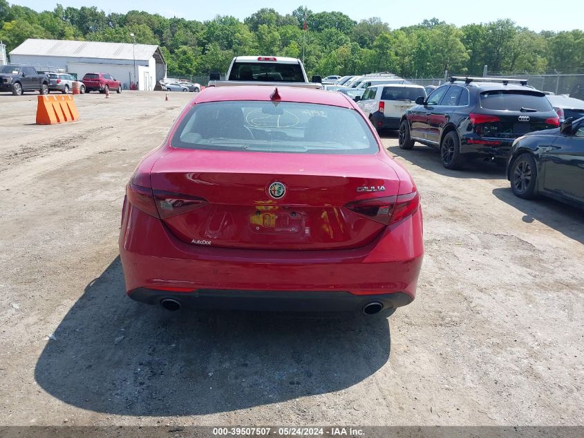2018 Alfa Romeo Giulia Rwd VIN: ZARFAEBN8J7566290 Lot: 39507507