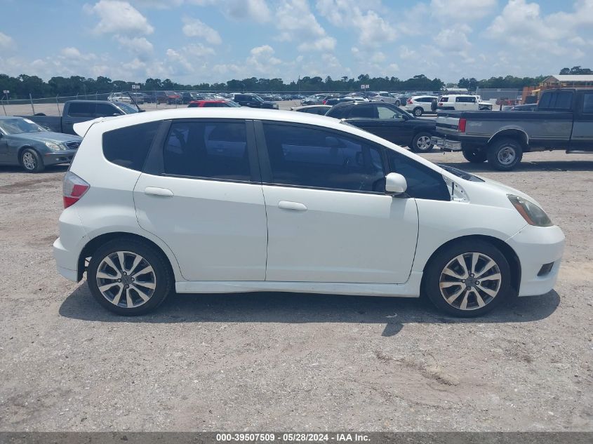 2013 Honda Fit Sport VIN: JHMGE8H50DC057414 Lot: 39507509