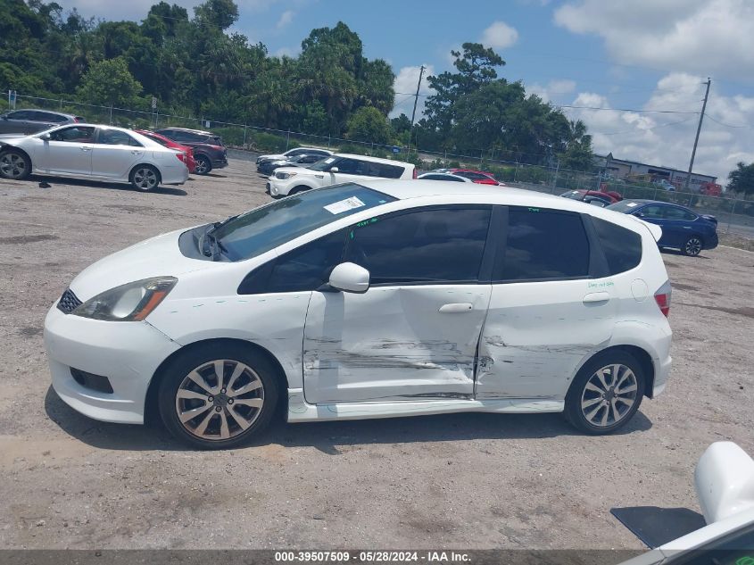 2013 Honda Fit Sport VIN: JHMGE8H50DC057414 Lot: 39507509