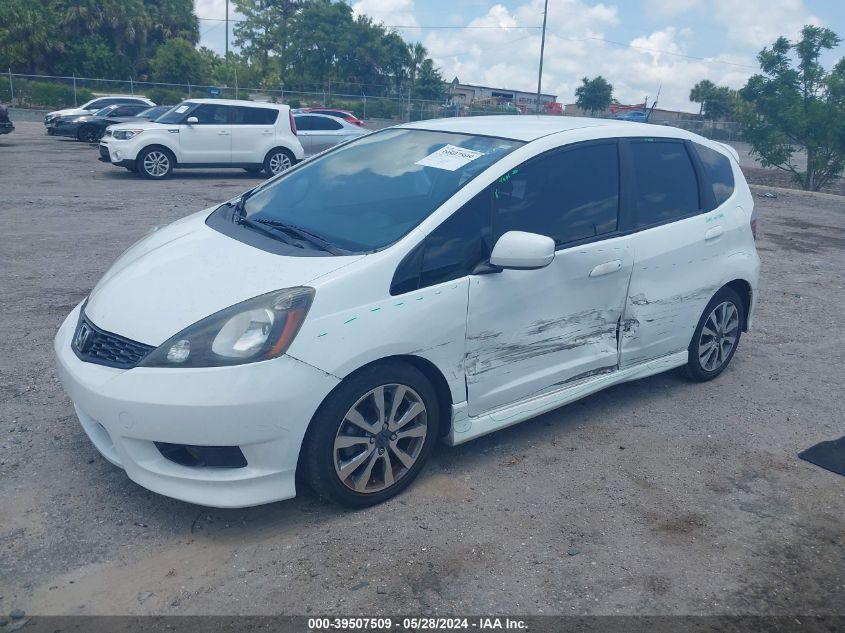 2013 HONDA FIT SPORT - JHMGE8H50DC057414