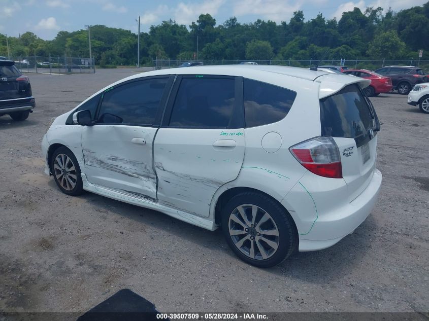 2013 Honda Fit Sport VIN: JHMGE8H50DC057414 Lot: 39507509