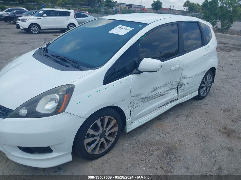 2013 Honda Fit Sport VIN: JHMGE8H50DC057414 Lot: 39507509