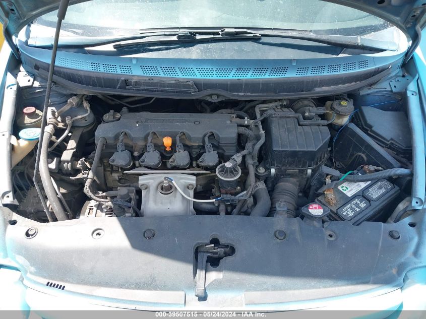 2008 Honda Civic Lx VIN: 1HGFA16598L033896 Lot: 39507515