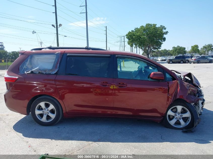 2015 Toyota Sienna Le 8 Passenger VIN: 5TDKK3DC9FS548836 Lot: 39507516