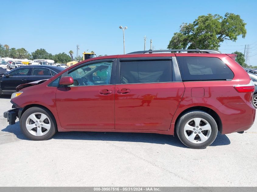2015 Toyota Sienna Le 8 Passenger VIN: 5TDKK3DC9FS548836 Lot: 39507516
