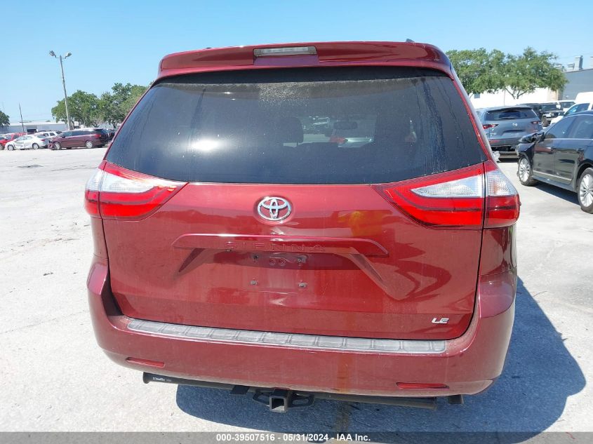 2015 Toyota Sienna Le 8 Passenger VIN: 5TDKK3DC9FS548836 Lot: 39507516