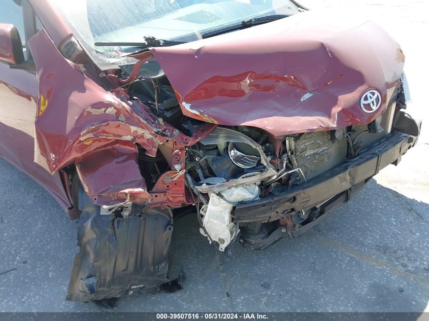 2015 Toyota Sienna Le 8 Passenger VIN: 5TDKK3DC9FS548836 Lot: 39507516