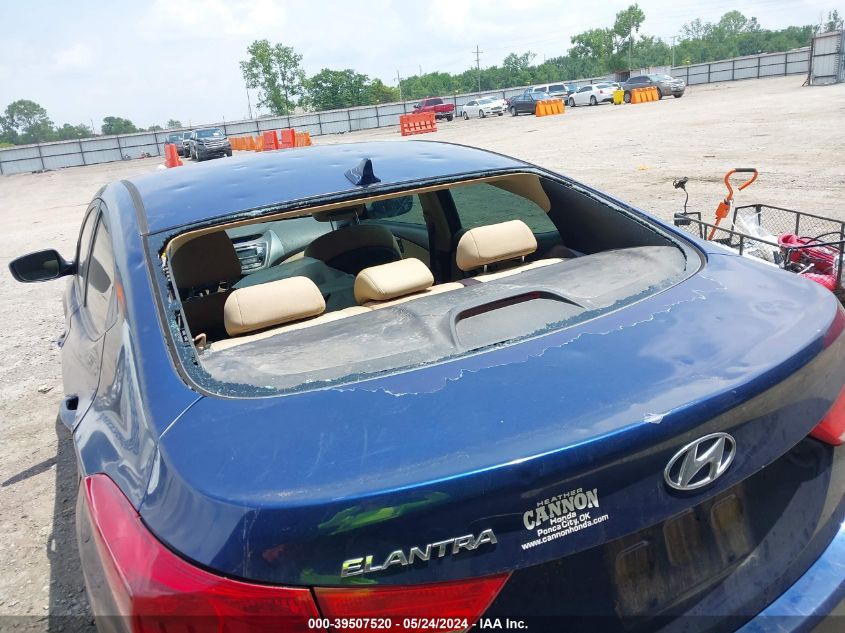 2013 Hyundai Elantra Gls VIN: KMHDH4AEXDU716233 Lot: 39507520