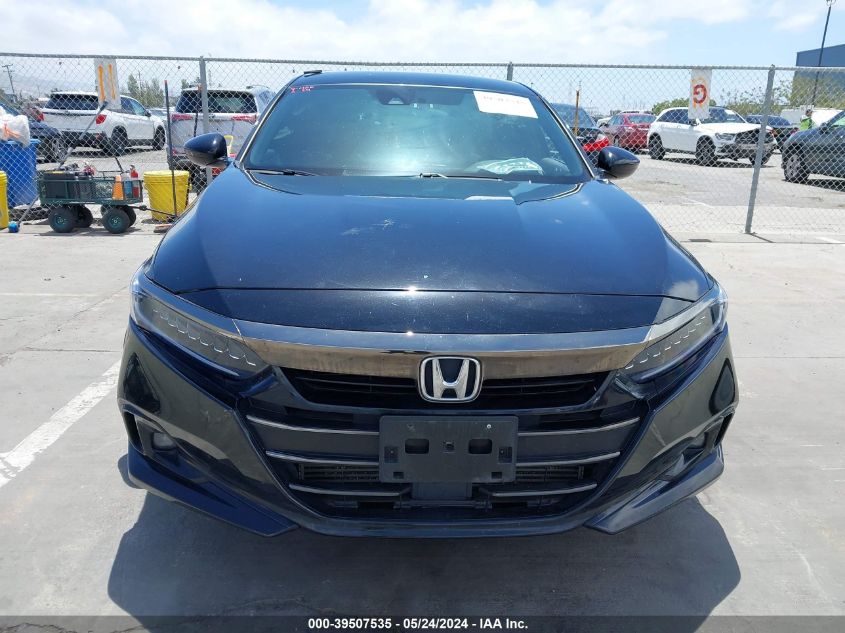 2022 Honda Accord Sport VIN: 1HGCV1F33NA041067 Lot: 39507535