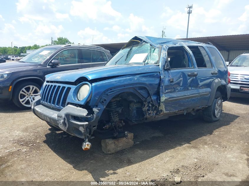 2004 Jeep Liberty Sport VIN: 1J4GL48KX4W177770 Lot: 39507552