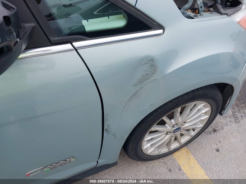 2013 Ford C-Max Energi Sel VIN: 1FADP5CU6DL552332 Lot: 39507575