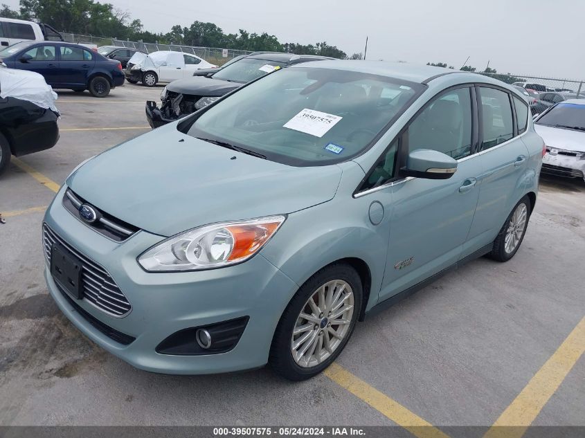 2013 Ford C-Max Energi Sel VIN: 1FADP5CU6DL552332 Lot: 39507575