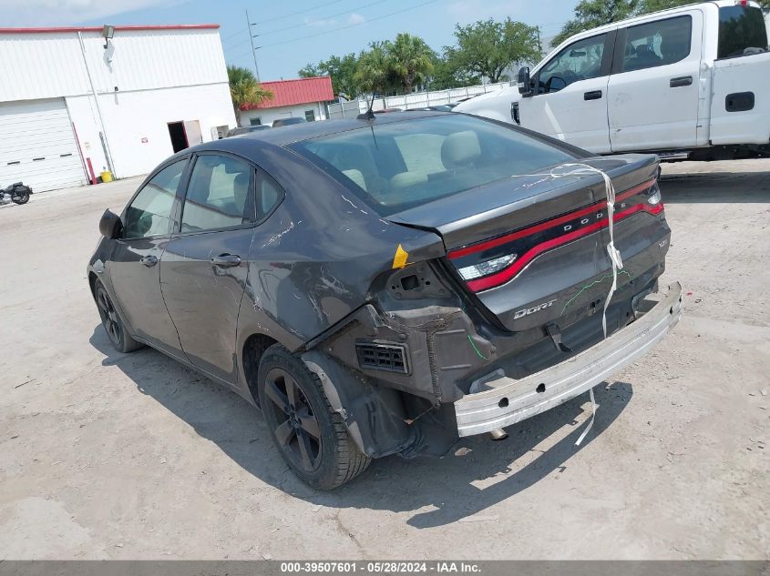 2015 Dodge Dart Sxt VIN: 1C3CDFBB5FD221635 Lot: 39507601