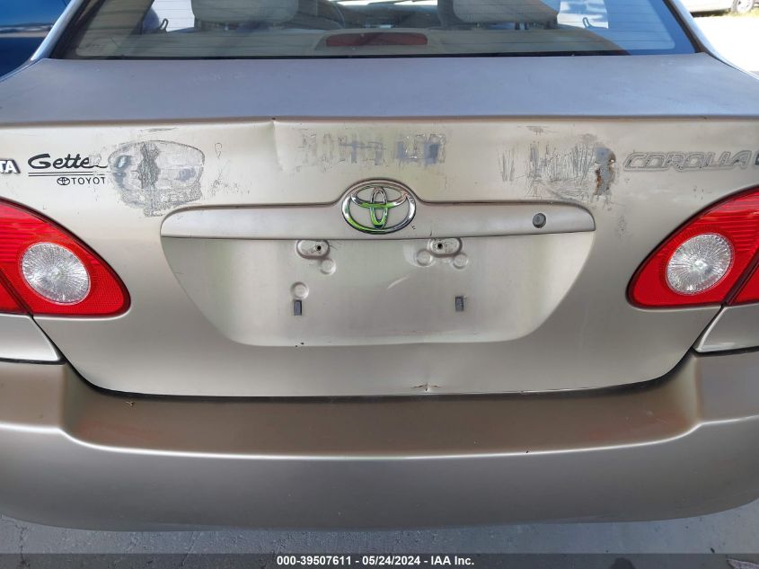 2004 Toyota Corolla Le VIN: 2T1BR32EX4C275623 Lot: 39507611