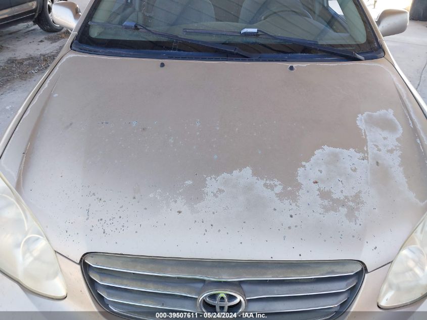 2004 Toyota Corolla Le VIN: 2T1BR32EX4C275623 Lot: 39507611