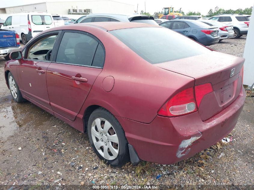 2007 Honda Civic Lx VIN: 1HGFA16587L050350 Lot: 39507613