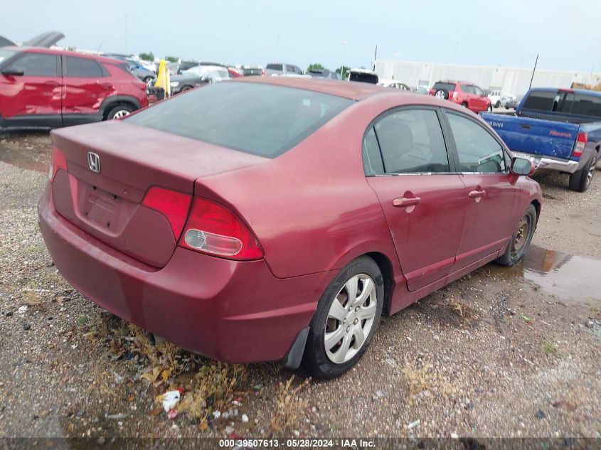 2007 Honda Civic Lx VIN: 1HGFA16587L050350 Lot: 39507613