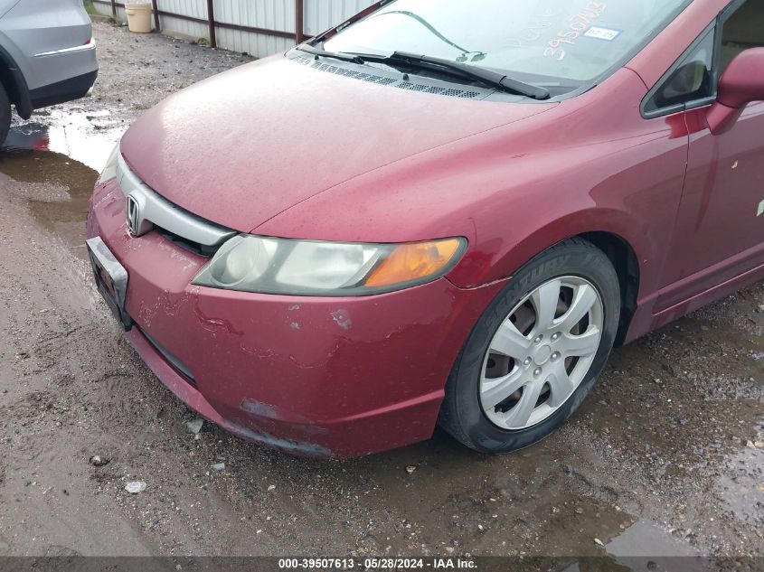 2007 Honda Civic Lx VIN: 1HGFA16587L050350 Lot: 39507613