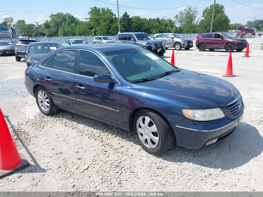 2007 Hyundai Azera Limited/Se VIN: KMHFC46F97A193088 Lot: 39507631