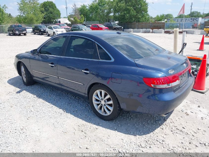 2007 Hyundai Azera Limited/Se VIN: KMHFC46F97A193088 Lot: 39507631