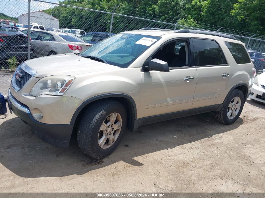 2012 GMC Acadia Sl VIN: 1GKKRNEDXCJ307797 Lot: 39507636