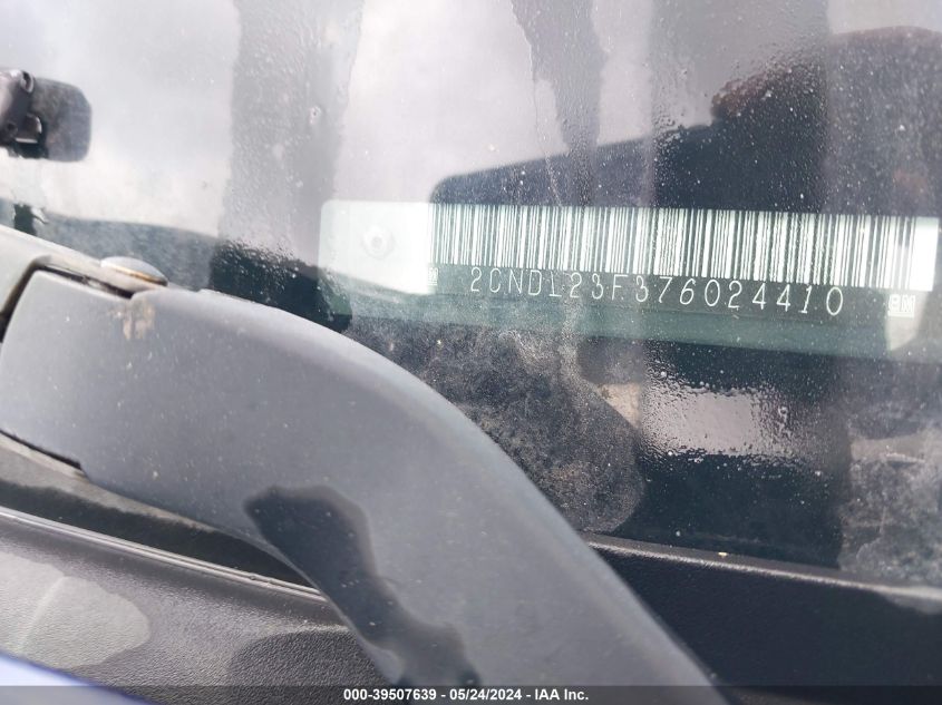 2007 Chevrolet Equinox Ls VIN: 2CNDL23F376024410 Lot: 39507639