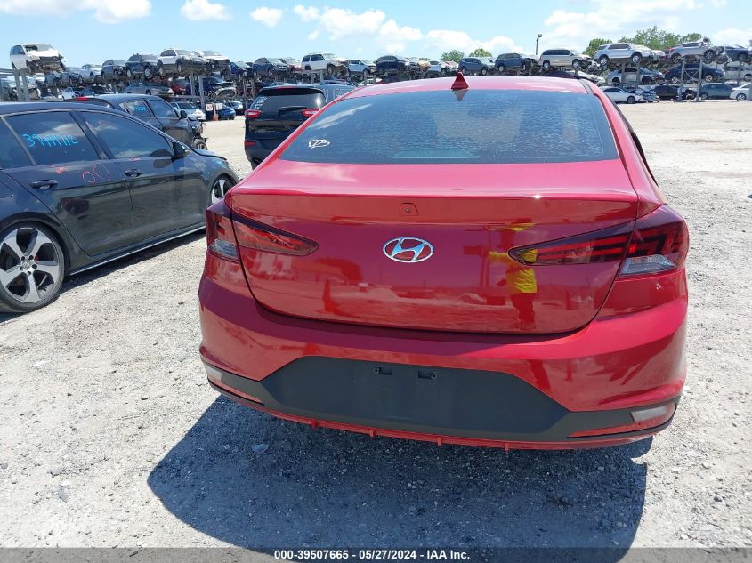 2020 Hyundai Elantra Sel VIN: 5NPD84LF3LH505944 Lot: 39507665