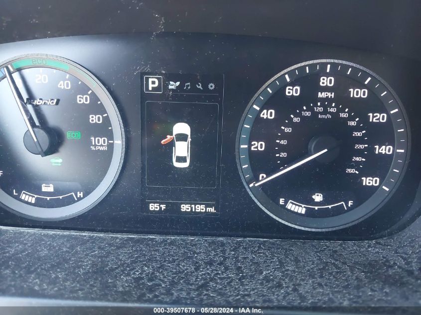 2016 Hyundai Sonata Hybrid Se VIN: KMHE24L14GA027553 Lot: 39507678