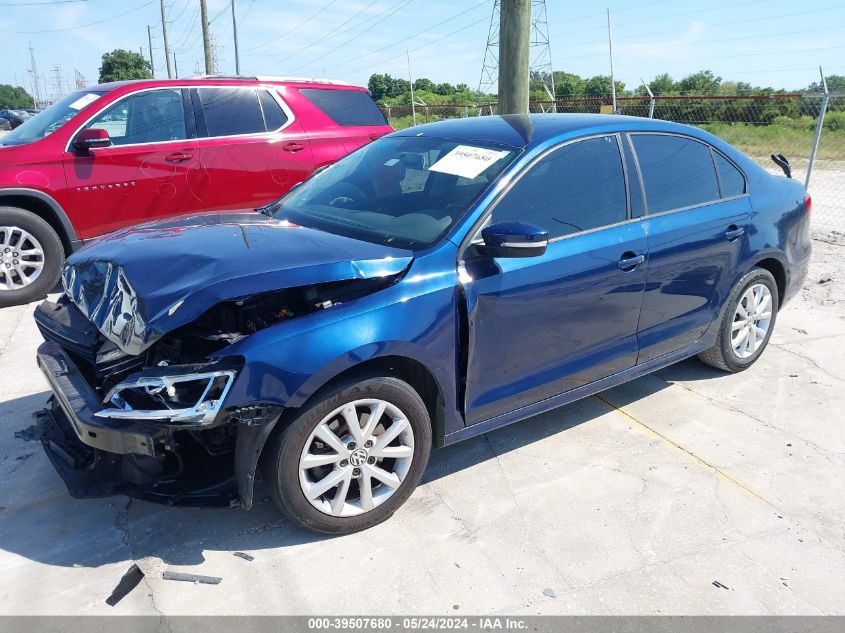 2011 Volkswagen Jetta 2.5L Se VIN: 3VWDX7AJ3BM322710 Lot: 39507680