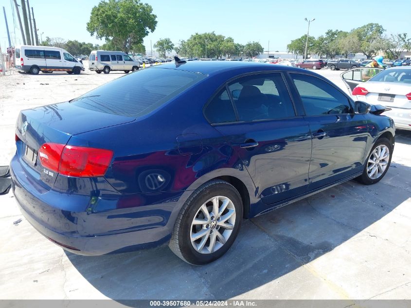 2011 Volkswagen Jetta 2.5L Se VIN: 3VWDX7AJ3BM322710 Lot: 39507680