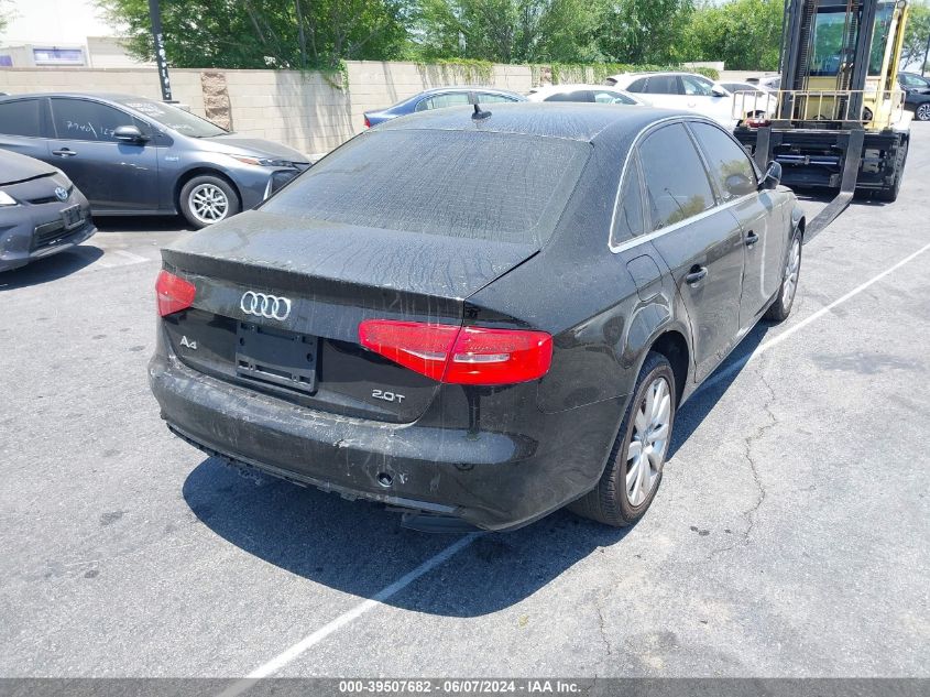 2013 Audi A4 2.0T Premium VIN: WAUAFAFL9DA171319 Lot: 39507682