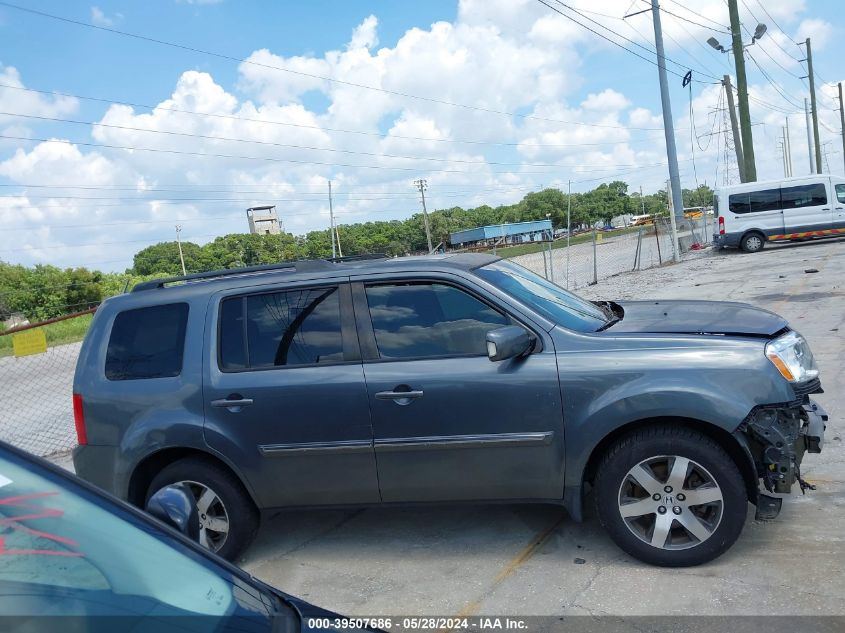 2013 Honda Pilot Touring VIN: 5FNYF3H98DB006805 Lot: 39507686