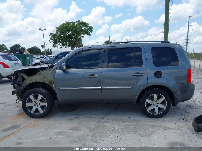 2013 Honda Pilot Touring VIN: 5FNYF3H98DB006805 Lot: 39507686