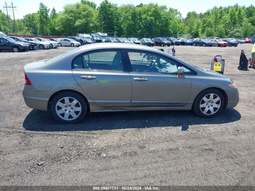 2008 Honda Civic Lx VIN: 2HGFA16568H322134 Lot: 39507731