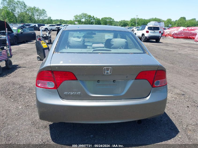 2008 Honda Civic Lx VIN: 2HGFA16568H322134 Lot: 39507731