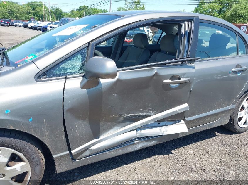 2008 Honda Civic Lx VIN: 2HGFA16568H322134 Lot: 39507731