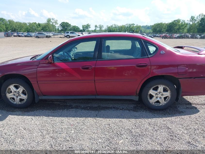 2005 Chevrolet Impala VIN: 2G1WF52E159393785 Lot: 39507741