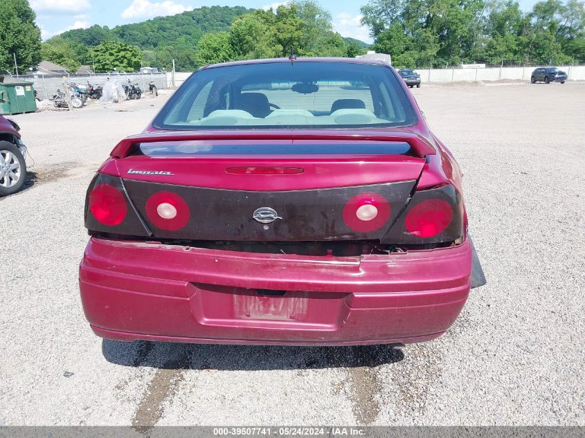 2005 Chevrolet Impala VIN: 2G1WF52E159393785 Lot: 39507741