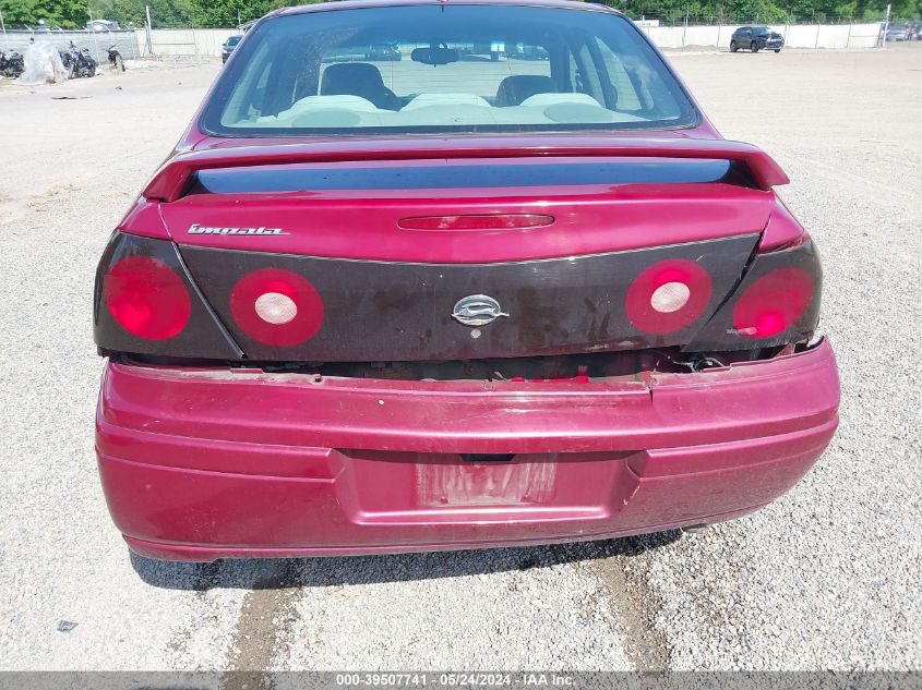 2005 Chevrolet Impala VIN: 2G1WF52E159393785 Lot: 39507741