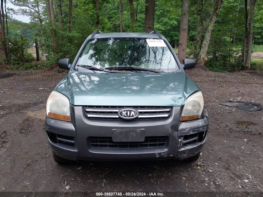 2008 Kia Sportage Lx VIN: KNDJF724687488692 Lot: 39507745